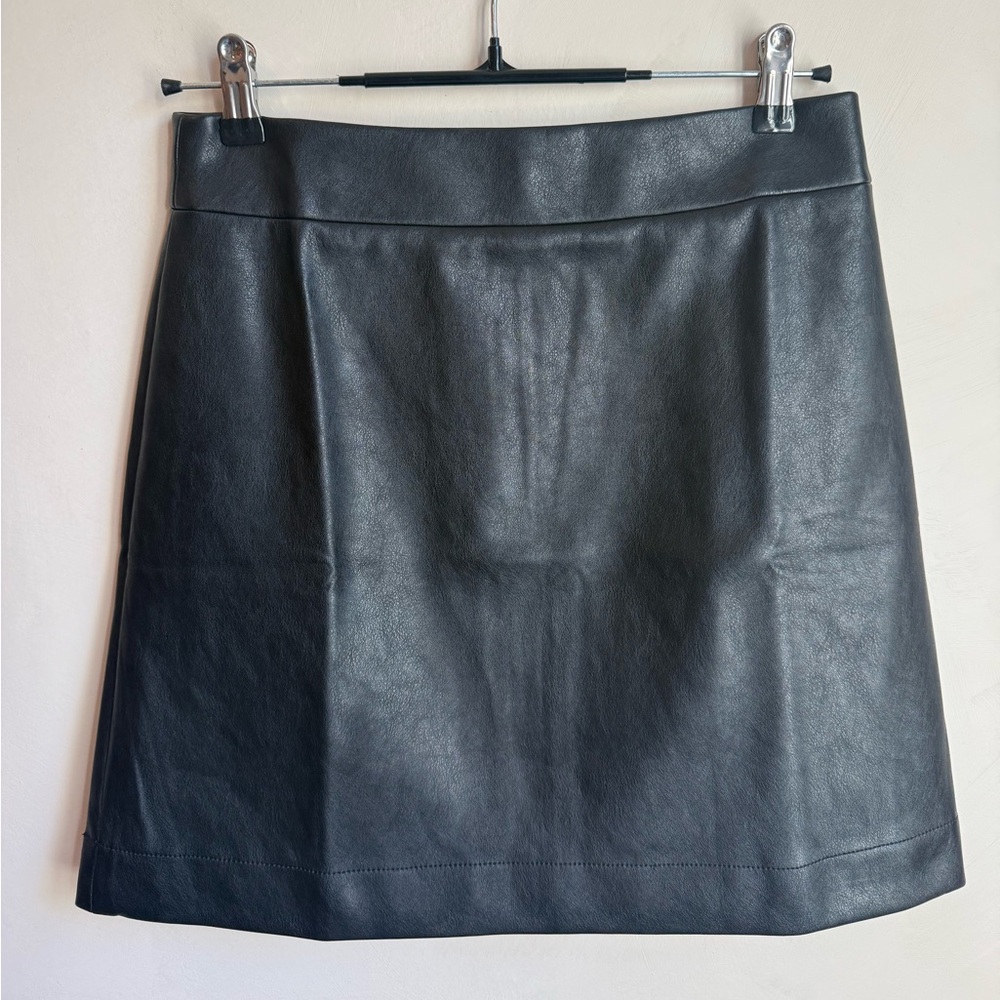 Leather J.Crew Mini Skirt